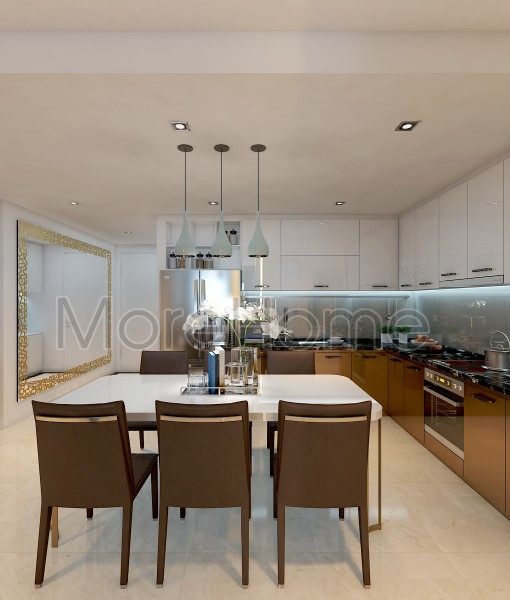 Thiết kế nội thất phòng ăn căn hộ Lexington